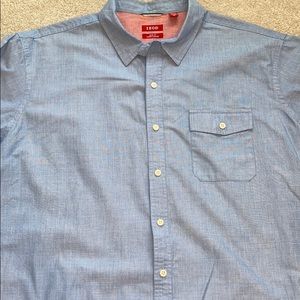 IZOD Mens XL Slim Fit Casual Button Down Shirt